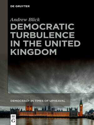 cover image of Democratic Turbulence in the United Kingdom